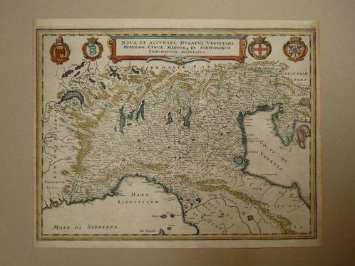 Europa - Italië / Venetië / Milaan / Lombardije / Brescia;, Boeken, Atlassen en Landkaarten