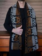Warme Sjaal voor Heren met Afrikaanse print - Oranje tribale, Kleding | Dames, Mutsen, Sjaals en Handschoenen, Nieuw, Ophalen of Verzenden