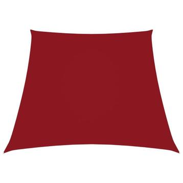 Zonnezeil Trapezium 2/4x3m Rood | Retourdeal | 35% Korting beschikbaar voor biedingen
