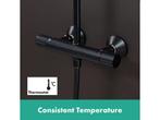 hansgrohe Vernis Blend showerpipe met thermostaat ecosmart, Verzenden, Nieuw