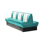 Classic Retro Diner Bank Bel Air HW180 DB Turquoise, Huis en Inrichting, Banken | Bankstellen, Gebruikt, Ophalen