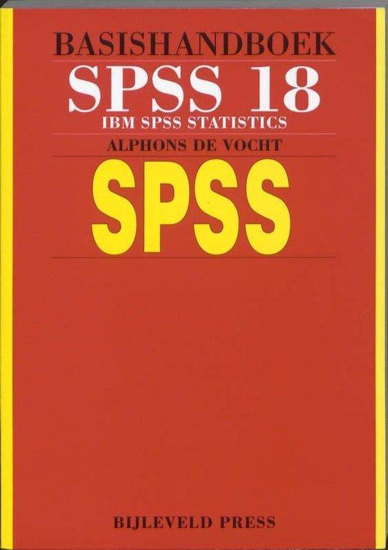 Basishandboek SPSS 18, 9789055482009, Boeken, Studieboeken en Cursussen, Zo goed als nieuw, Verzenden