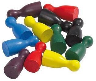Halma Kegels / Pionnen Groot (60 stuks) | Philos -, Hobby en Vrije tijd, Gezelschapsspellen | Bordspellen, Nieuw, Verzenden