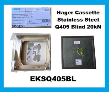 Hager EKSQ405BL vloer Cassette blind 405x405mm 20kN beschikbaar voor biedingen