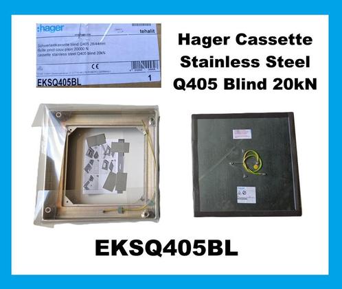 Hager EKSQ405BL vloer Cassette blind 405x405mm 20kN, Doe-het-zelf en Verbouw, Overige Doe-het-zelf en Verbouw, Nieuw, Ophalen