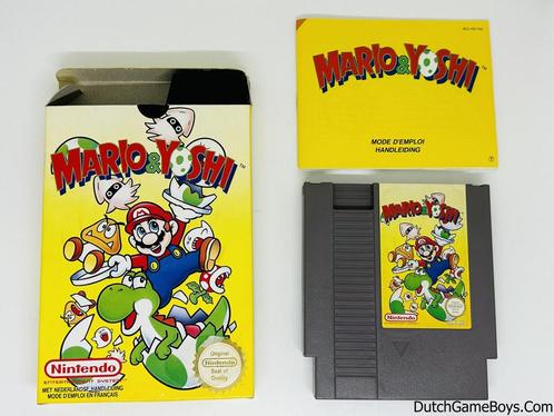Nintendo Nes - Mario & Yoshi - FAH, Spelcomputers en Games, Games | Nintendo NES, Gebruikt, Verzenden