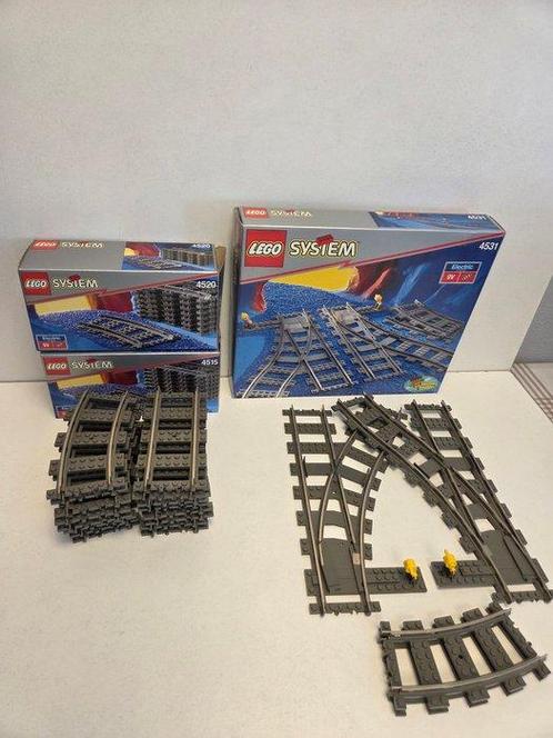 Lego Set - Classic - Manual Points : Set 4531+Straight Rails, Kinderen en Baby's, Speelgoed | Duplo en Lego