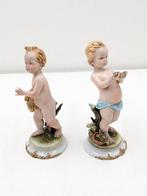Capodimonte, Giuseppe Cappè - Beeldje - Coppia di Putti -