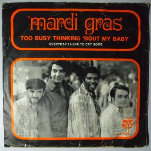 Mardi Gras  - Too Busy Thinking Bout My Baby - Single, Cd's en Dvd's, Vinyl Singles, Single, Gebruikt, 7 inch, Pop