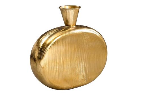 Vaas ORIENT XL 65cm hammer hamerslag effect goud - 44865, Huis en Inrichting, Woonaccessoires | Vazen, Ophalen of Verzenden