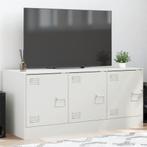 vidaXL Tv-meubel 99x39x44 cm staal wit, Huis en Inrichting, Verzenden, Nieuw, Metaal