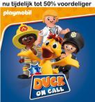 Playmobil Duck on Call Brandweer Politie Ambulance vanaf 3jr