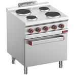 Elektrisch Fornuis 4 Platen Op Elektrische Oven GN 2/1 En Gr, Ophalen of Verzenden, Nieuw in verpakking