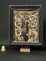 Reliekhouder - Glas, Hout, Steen, Textiel - 1800-1850 -