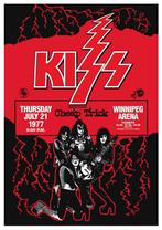 Posters - Poster Kiss - Winnipeg Arena, Zo goed als nieuw, Verzenden