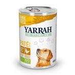 12x Yarrah Bio Hondenvoer Paté Kip 400 gr, Verzenden