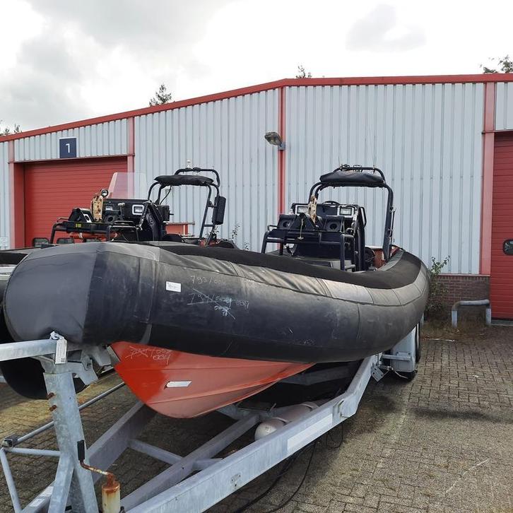 4 x Ribboten bij Onlineveilingmeester, Watersport en Boten, Rubberboten, Gebruikt, Ophalen