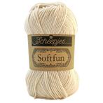 Scheepjes Softfun - 2622 lichtbeige - Katoen/Acryl Garen, Hobby en Vrije tijd, Breien en Haken, Ophalen of Verzenden, Nieuw