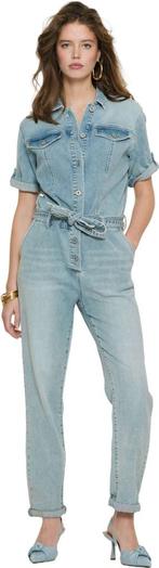 -10% Geisha  Geisha Jeans stonebleach denim  maat XL, Kleding | Dames, Jumpsuits, Verzenden, Nieuw, Blauw