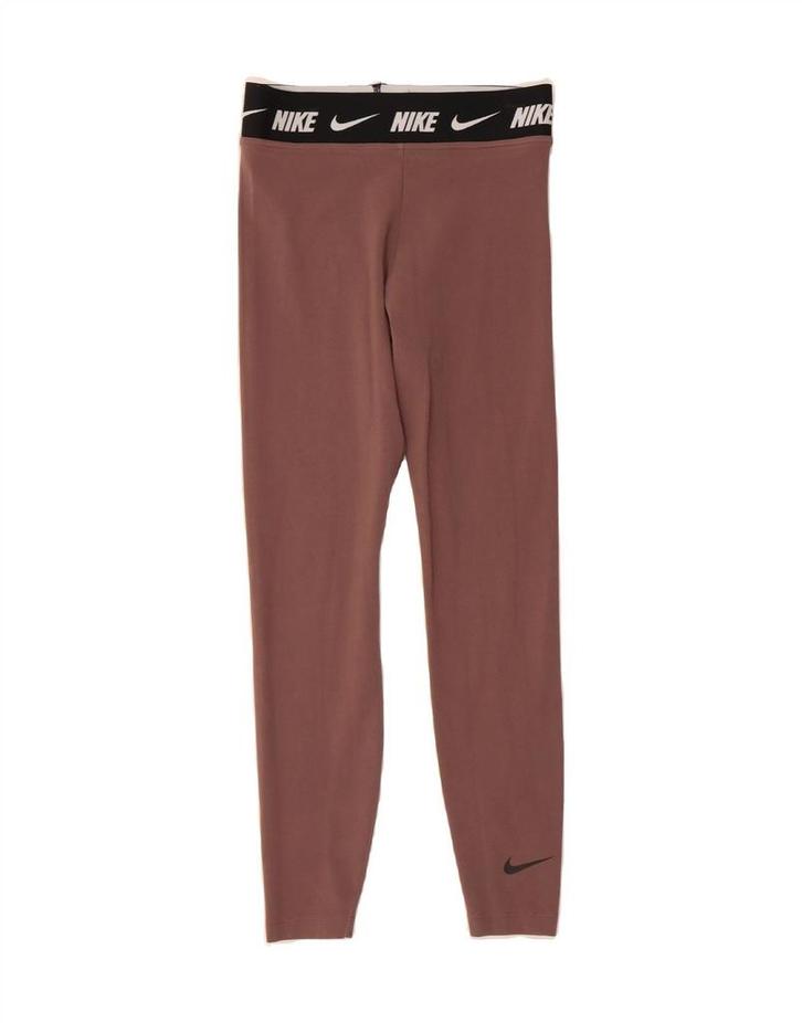 NIKE Womens Tight Fit Graphic Leggings UK 10 Small  Brown, Kleding | Dames, Leggings, Maillots en Panty's, Verzenden