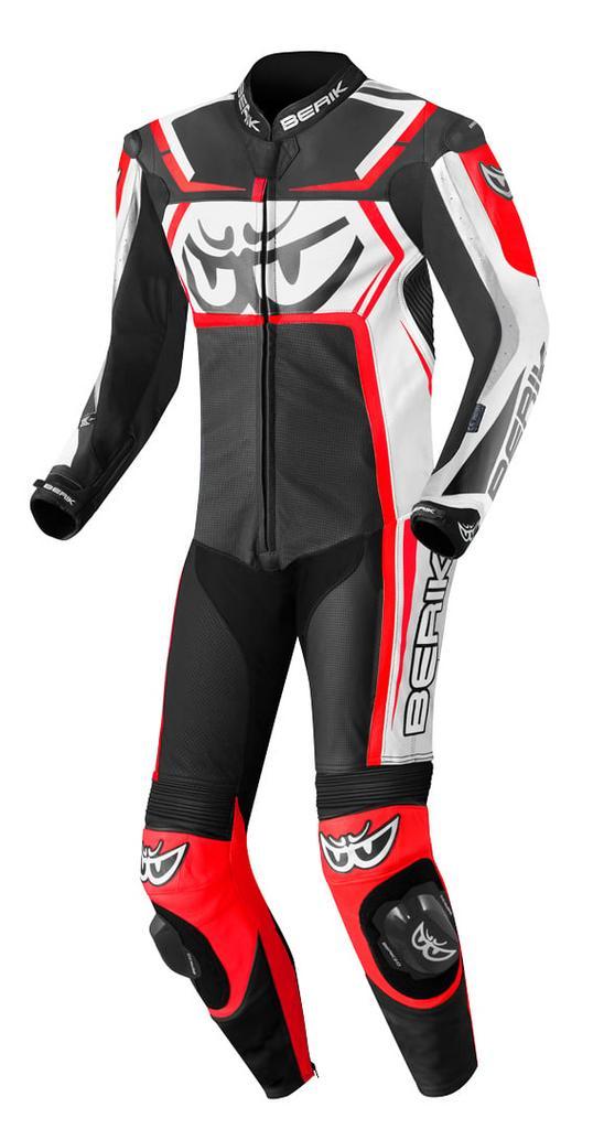 Berik Race-Tech Zwart Rood Wit 1-Delig Motorpak, Motoren, Kleding | Motorkleding, Heren, Nieuw met kaartje, Overall, Verzenden