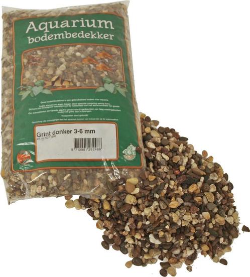 Aquarium Grind 3-6 mm donker 2,5 kg., Dieren en Toebehoren, Vissen | Aquaria en Toebehoren, Nieuw, Ophalen of Verzenden