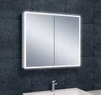 Quatro spiegelkast +verlichting 80x70x13, Nieuw, Verzenden