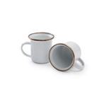 BAREBONES - ESPRESSO CUP/ENAMEL/SET 2 PCS EGG SHELL, Ophalen of Verzenden, Nieuw