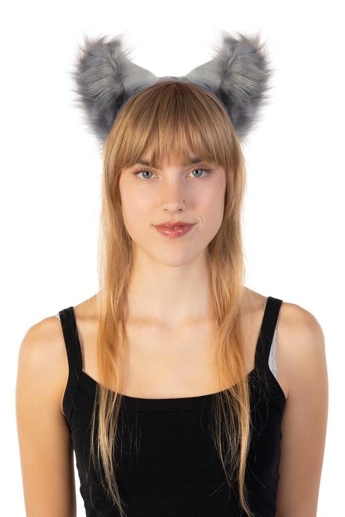 Haarband Grote Furry Oortjes Grijs Beer Vos Diadeem Dons Die, Kleding | Dames, Carnavalskleding en Feestkleding, Accessoires, Nieuw