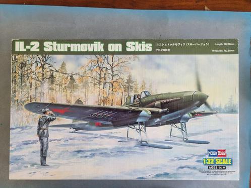 HobbyBoss 83202 IL-2 Sturmovik on Skis 1:32, Hobby en Vrije tijd, Modelbouw | Vliegtuigen en Helikopters, Verzenden