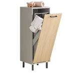 Smalle waskast met uitklapbare waszak en poten, Huis en Inrichting, Kasten | Overige, Verzenden, Nieuw