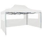 Partytent met 3 zijwanden inklapbaar 3x4,5 m wit, Verzenden, Nieuw, 2 meter of meer, Partytent