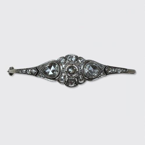 Armband - 18 karaat Witgoud, Sieraden, Tassen en Uiterlijk, Armbanden