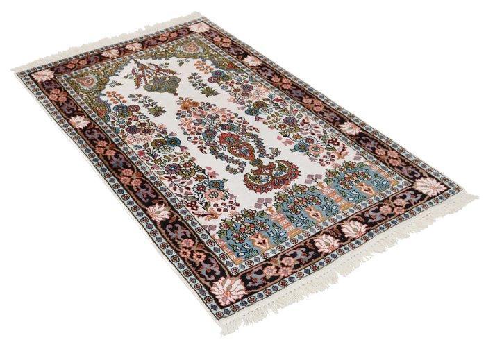 Original Kashmiri Silk Carpet - Vloerkleed - 151 cm - 91 cm, Huis en Inrichting, Stoffering | Tapijten en Kleden