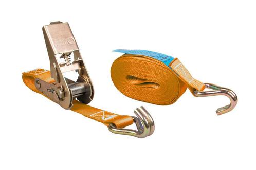 Spanband 25 mm 0,8 ton 9M Oranje, Auto diversen, Aanhangwagen-onderdelen, Nieuw, Verzenden