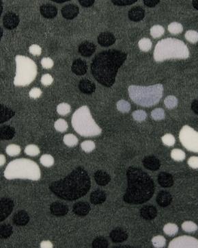 Fleece Dogfeet, Hobby en Vrije tijd, Stoffen en Lappen, Overige kleuren, Nieuw