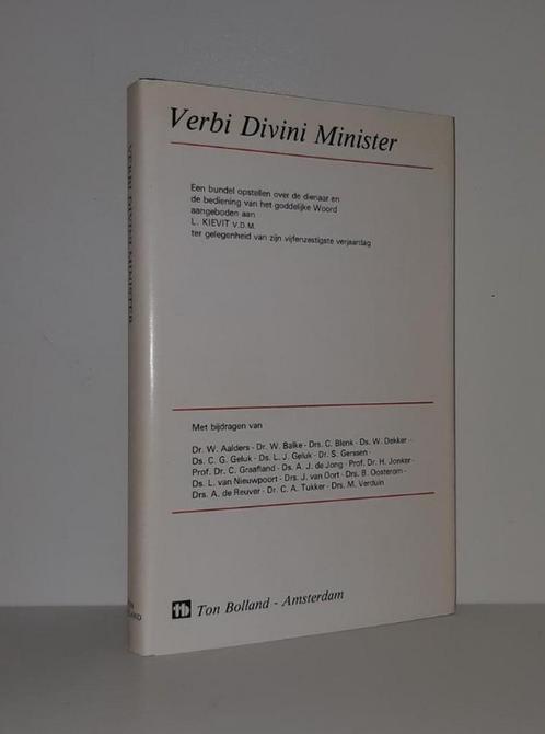 Verbi divini minister 9789070057831 J. van Oort, Boeken, Godsdienst en Theologie, Gelezen, Verzenden