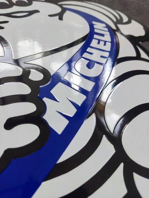 Michelin - Tyres Michelin Reifen enamel sign Emailschild, Antiek en Kunst, Antiek | Wandborden en Tegels