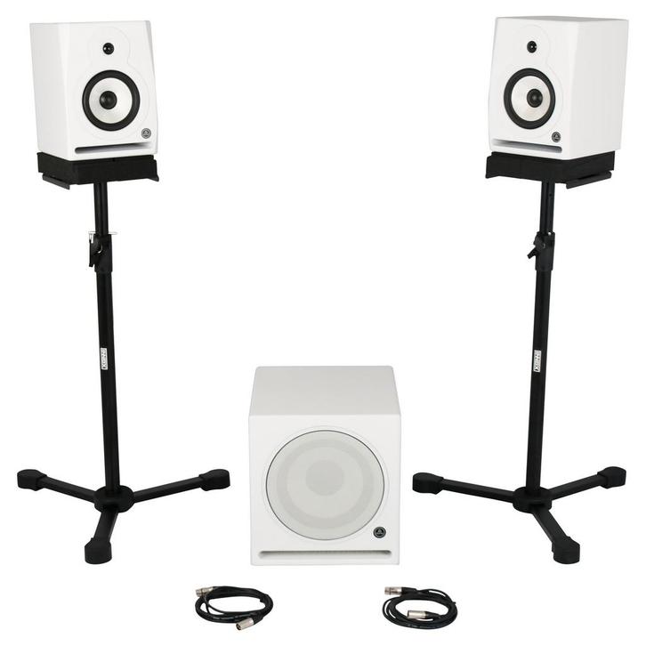 Devine RX-6A White Set + Sub studiomonitoren, Audio, Tv en Foto, Luidsprekers, Verzenden