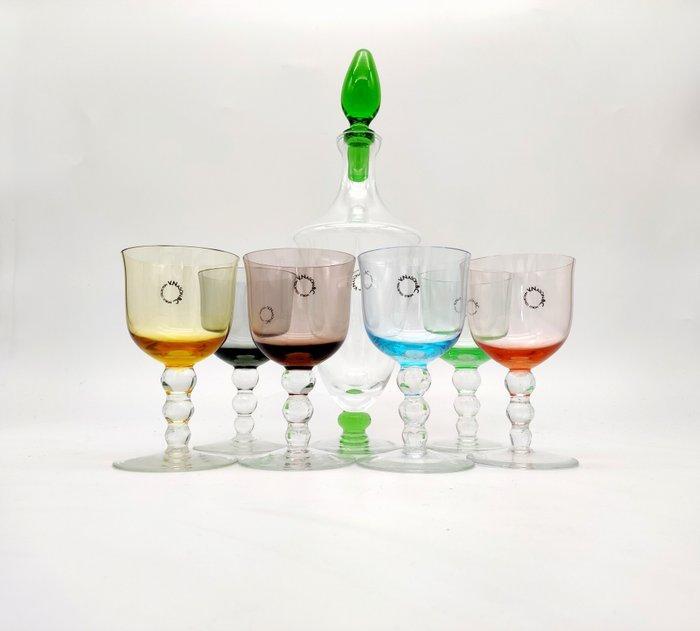 V.Nason&C - Drinkset (7) - World Chic - Muranoglas -, Antiek en Kunst, Antiek | Meubels | Tafels