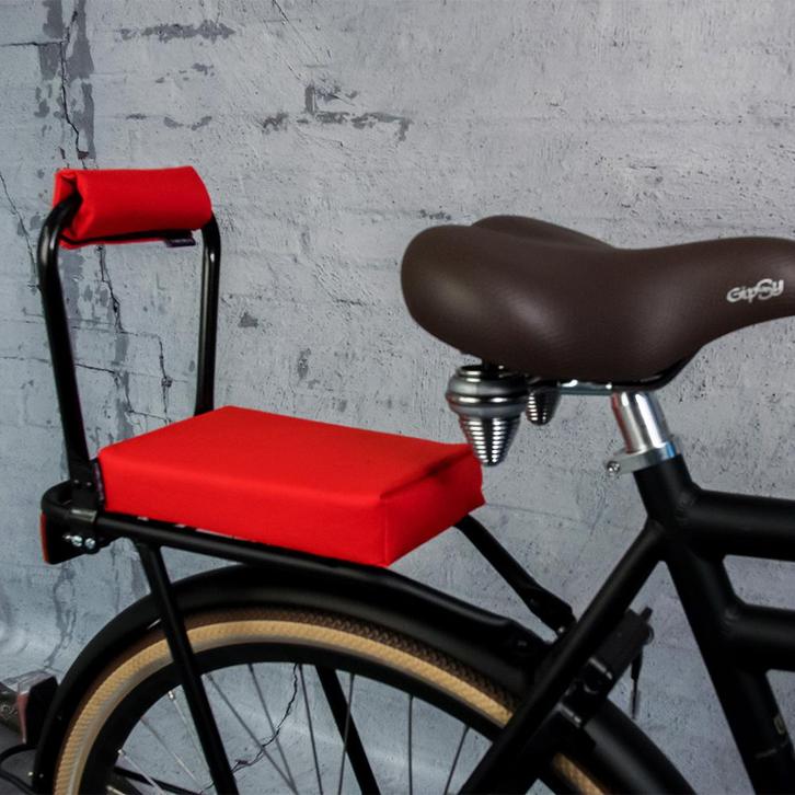 Ohmiomine Rugsteuntje Rugleuning  Race Rood Ohmiomine rugkus, Fietsen en Brommers, Fietsaccessoires | Fietsstoeltjes, Nieuw, Verzenden