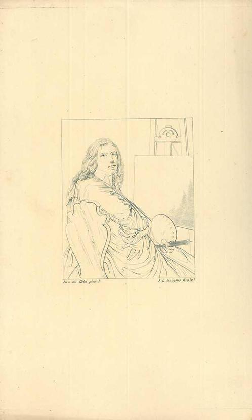 Portrait of Paulus Potter, Antiek en Kunst, Kunst | Etsen en Gravures