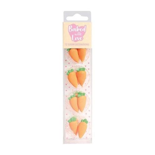 Culpitt Suikerdecoratie Wortels 26mm 12st., Hobby en Vrije tijd, Taarten en Cupcakes maken, Nieuw, Verzenden