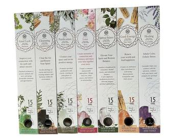 Edelsteen wierook green tree set van 7 beschikbaar voor biedingen