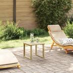 vidaXL Zonnebed Tafel Bruin 40 x 40 x 36 cm Geïmpregneerd, Tuin en Terras, Tuintafels, Verzenden, Nieuw