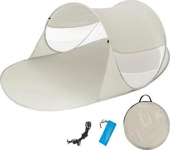 2dekans | Pop up strand tent 245 cm x 145 cm x 95cm, Caravans en Kamperen, Tenten, Zo goed als nieuw, Ophalen of Verzenden