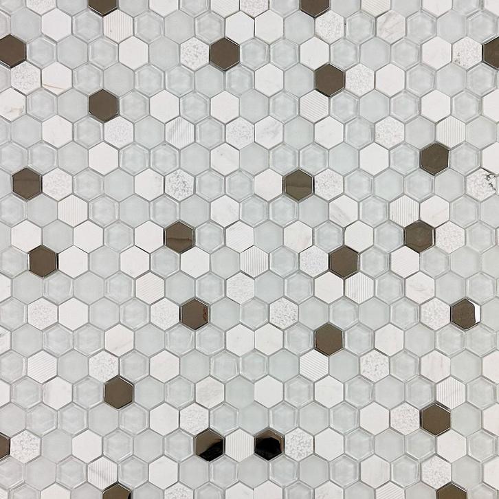 Mozaiek tegel wit 30x30 cm, Doe-het-zelf en Verbouw, Tegels, Nieuw, 10 m² of meer, Ophalen