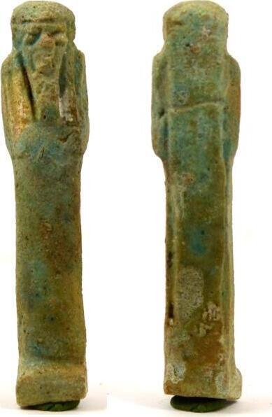 644-343bc Egypt Late period 26th-30th dynasty green faien..., Postzegels en Munten, Munten | Europa | Niet-Euromunten, Verzenden