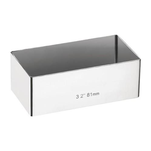 Mini taartvorm rechthoekig 8x4cm, Huis en Inrichting, Keuken | Keukenbenodigdheden, Verzenden
