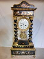 Slingerklok Napoleon III Hout, Brons, Emaille - 1850-1900, Antiek en Kunst